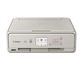 Canon PIXMA TS5053 Tintenstrahldrucker mit WLAN und Duplexdruck, zeigt das Gerät mit Einzelpatronen und modernem Design.